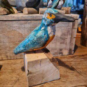 Martin Pécheur sculpture en céramique