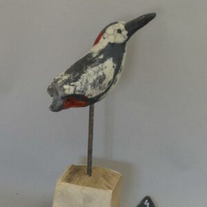 oiseau pic épeche céramique raku