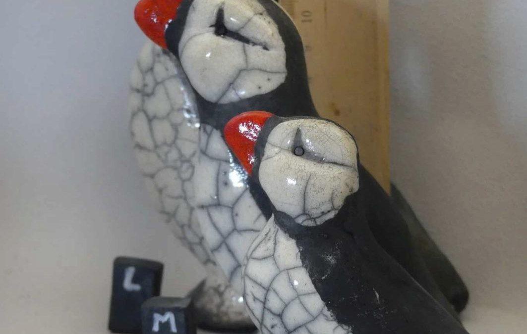 Les Macareux Moine : les voir en vraie, ça change tout pour créer des céramiques raku