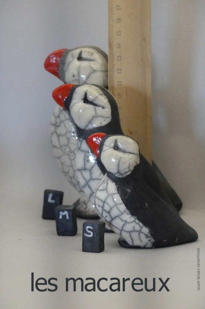 macareux céramique raku