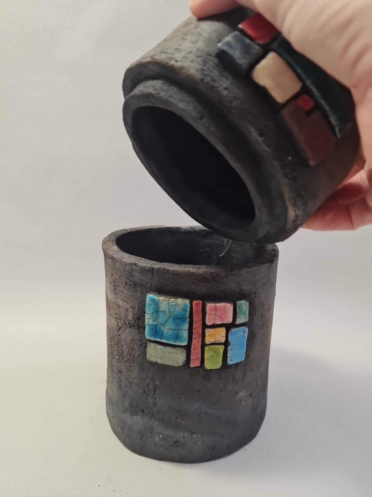 Boite enfumage et Raku de 18 cm environ – Image 3