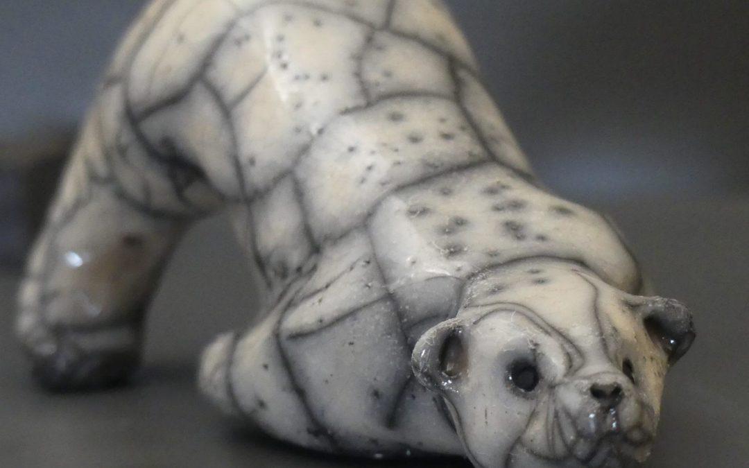 Ours Polaires en Céramique Raku : Cadeaux Uniques