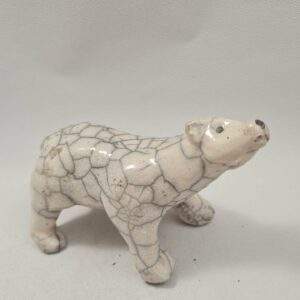 Ourson blanc " Mmm, Ca sent bon"