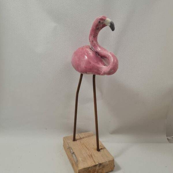 Flamant Rose  (+30 cm de haut) – Image 5