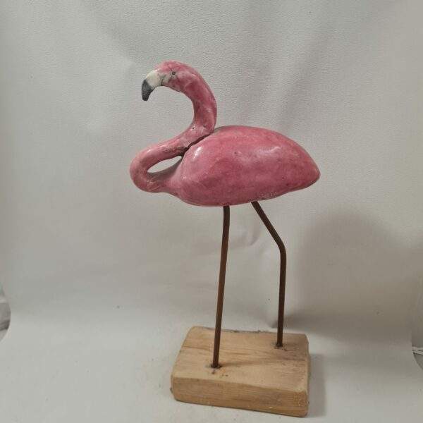 Flamant Rose  (+30 cm de haut) – Image 3