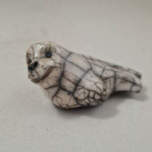 figurine de phoque en céramique  "salut toi"