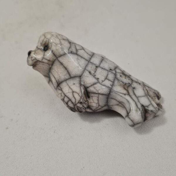 figurine de phoque en céramique  "salut toi" – Image 2