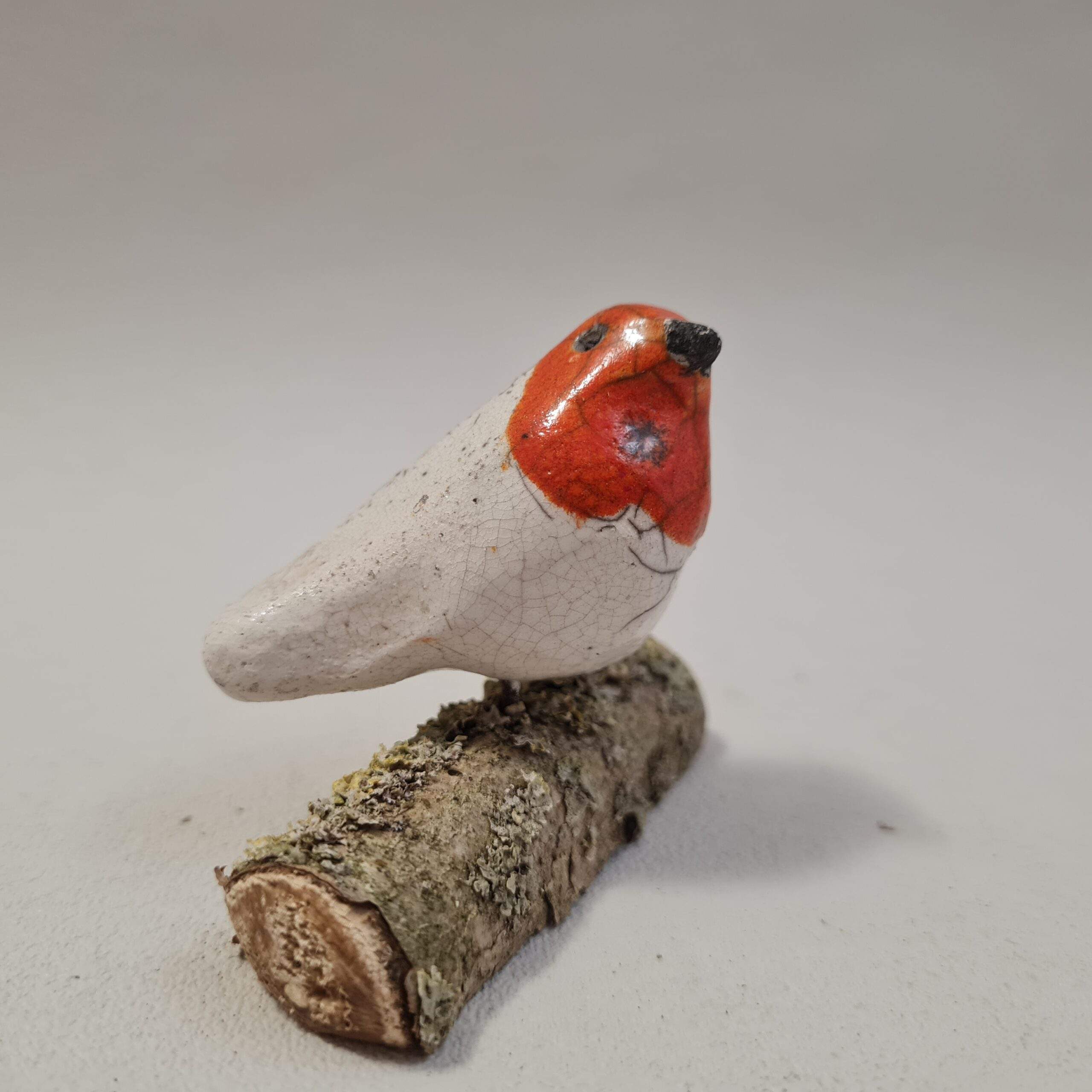 Mini Rouge gorge sur une branche – Image 2