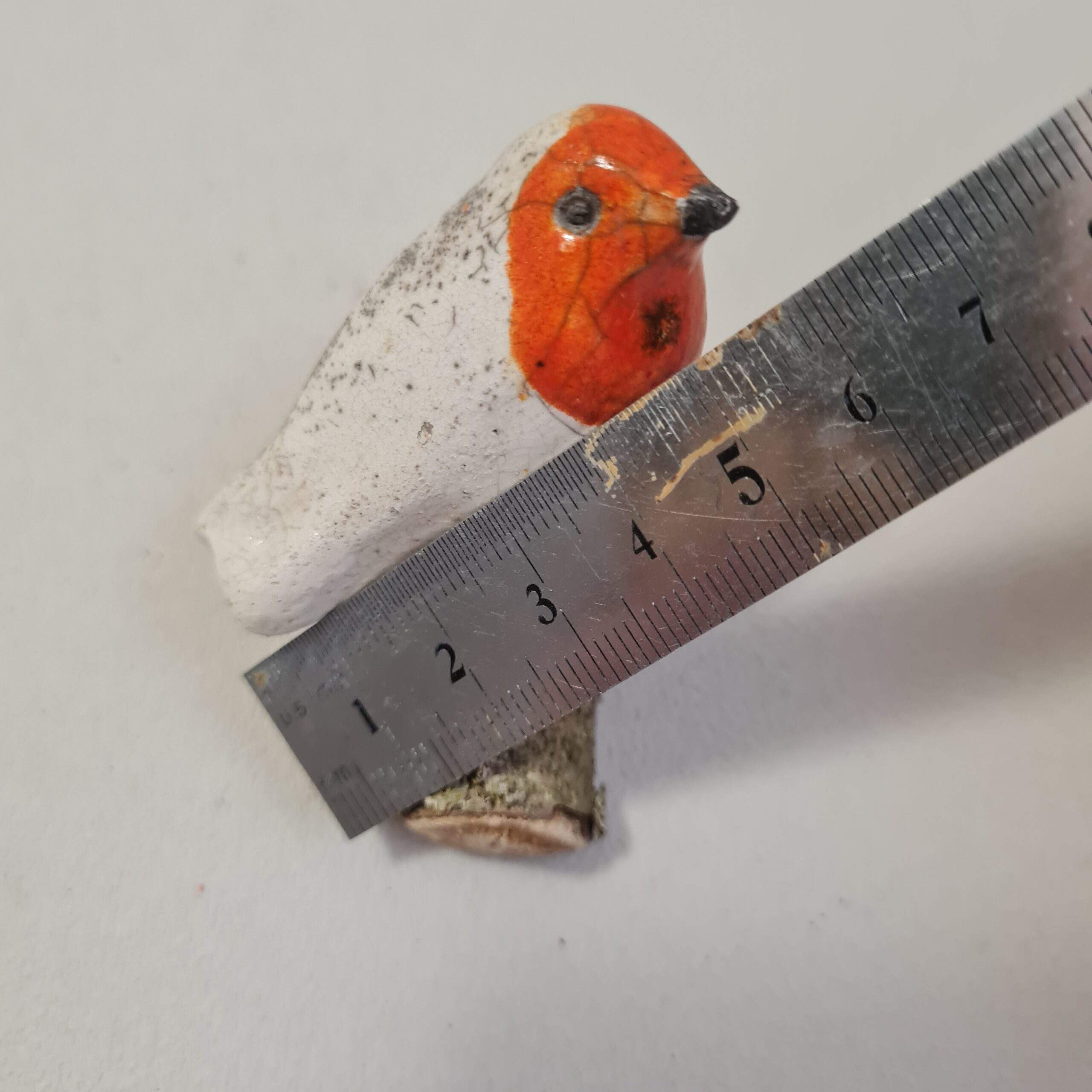 Mini Rouge gorge sur une branche – Image 5