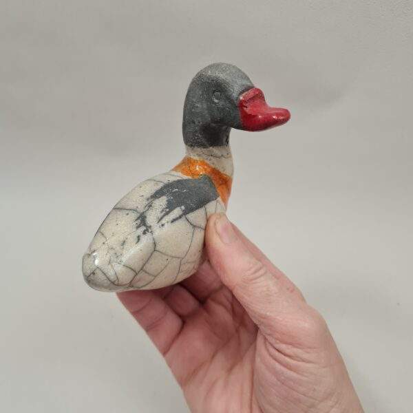 Tadorne de Belon, Canard en Raku (L) "Ursule" – Image 6