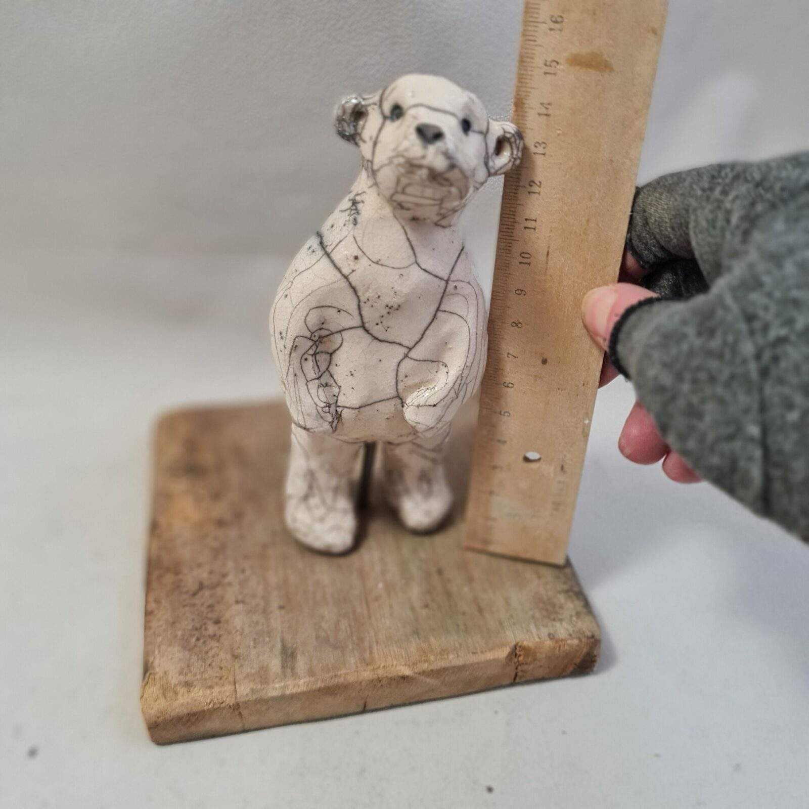 Ourson blanc debout trop mignon – Image 6