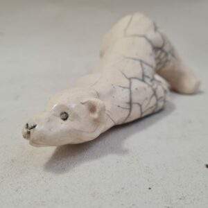 Ourson blanc " quand faut y aller "