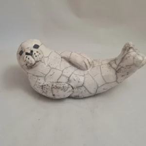 Artisanat d'art phoque en raku